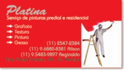 Cartão de Visita Platina Pinturas